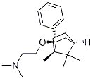 N,n-dimethyl-2-((1s,2r,4r)- 1,7,7-trimethyl-2-phenylbicyclo [2.2.1]heptan-2-yloxy)ethanamine Structure,80178-56-9Structure