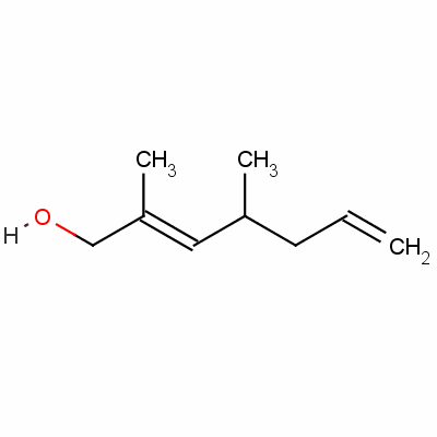 2,4-Dimethyl-2,6-heptadien-1-ol Structure,80192-56-9Structure