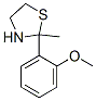 Thiazolidine, 2-(o-methoxyphenyl)-2-methyl- (8ci) Structure,802005-82-9Structure