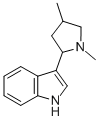 Indole, 3-(1,4-dimethyl-2-pyrrolidinyl)-(8ci) Structure,802578-98-9Structure