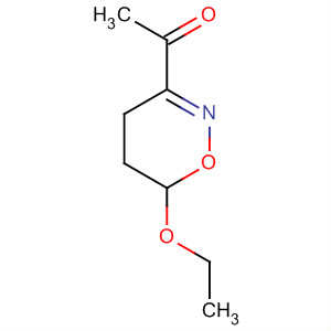 Ethanone, 1-(6-ethoxy-5,6-dihydro-4h-1,2-oxazin-3-yl)-(9ci) Structure,80322-63-0Structure