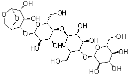 1,6-Anhydro-β-d-cellotetraose Structure,80325-59-3Structure