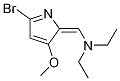 N-((5-bromo-3-methoxy-2h-pyrrol-2-ylidene)methyl)-n-ethylethanamine Structure,803712-71-2Structure