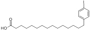 15-(4-Iodophenyl)pentadecanoic acid Structure,80479-93-2Structure