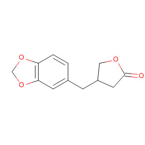 4-(Benzo[d][1,3]dioxol-5-ylmethyl)dihydrofuran-2(3h)-one Structure,80483-34-7Structure