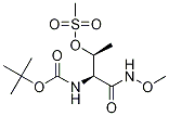 [S-(r*,r*)]-[1-[(methoxyamino)carbonyl]-2-[(methylsulfonyl)oxy]propyl]-carbamic acid 1,1-dimethylethyl ester Structure,80575-79-7Structure