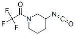 3-Isocyanato-1-(trifluoroacetyl)piperidine Structure,80591-41-9Structure