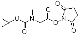 Boc-Sar-Osu結(jié)構(gòu)式_80621-90-5結(jié)構(gòu)式