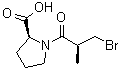 1-[(2S)-3-bromo-2-methyl-1-oxopropyl]-l-proline Structure,80629-35-2Structure