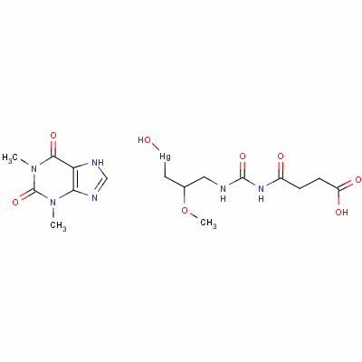 Meralluride Structure,8069-64-5Structure