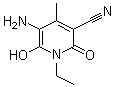 3-Pyridinecarbonitrile, 5-amino-1-ethyl-1,2-dihydro-6-hydroxy-4-methyl-2-oxo- Structure,80749-15-1Structure