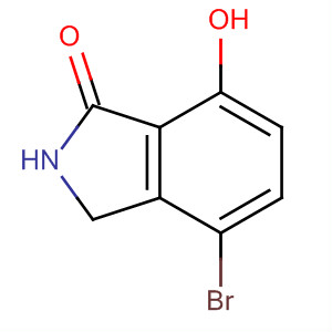 4-Bromo-7-hydroxyisoindolin-1-one Structure,808127-81-3Structure