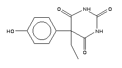 5-乙基-2-(對羥基苯基)巴比妥酸結構式_80866-89-3結構式