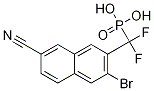 P-[(3-bromo-7-cyano-2-naphthalenyl)difluoromethyl]phosphonic acid Structure,809272-64-8Structure