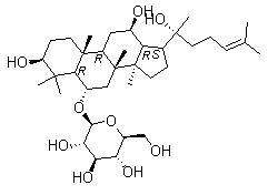 20(R)-人參皂苷 Rh1結(jié)構(gòu)式_80952-71-2結(jié)構(gòu)式