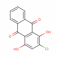 9,10-Anthracenedione,2-chloro-1,4-dihydroxy- Structure,81-53-8Structure