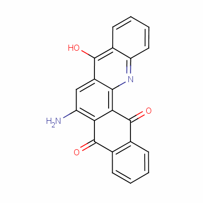 6-Aminonaphth[2,3-c]acridine-5,8,14(13h)-trione Structure,81-73-2Structure