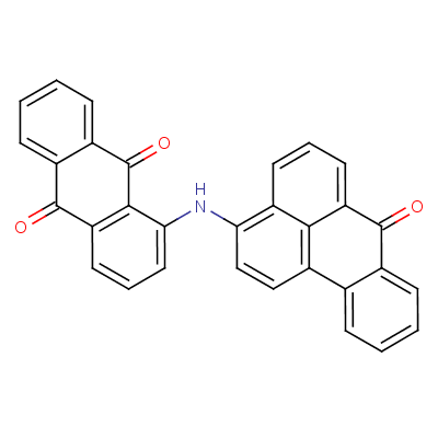 9,10-Anthracenedione, 1-[(7-oxo-7h-benz[de]anthracen-3-yl)amino]- Structure,81-94-7Structure