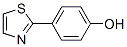 4-(Thiazol-2-yl)phenol Structure,81015-49-8Structure