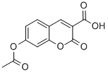 3-Carboxyumbelliferyl acetate Structure,81017-23-4Structure