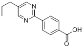 5-Propylpyrimidine-2-yl-4-benzoic acid Structure,81033-50-3Structure