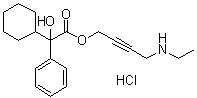 Desethyloxybutynin, hydrochloride Structure,81039-77-2Structure