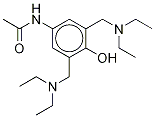 N-[3,5-bis[(diethylamino)methyl]-4-hydroxyphenyl]acetamide Structure,81080-09-3Structure