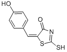 (5E)-5-(4-Hydroxybenzylidene)-2-mercapto-1,3-thiazol-4(5H)-one Structure,81154-13-4Structure