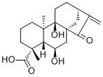 Ent-6,9-Dihydroxy-15-oxo-16-kauren-19-oic acid Structure,81264-00-8Structure