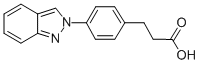 3-(4-(2H-indazol-2-yl)phenyl)propanoic acid Structure,81265-72-7Structure