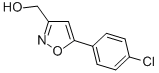 (5-(4-Chlorophenyl)isoxazol-3-yl)methanol Structure,81282-13-5Structure