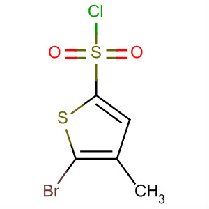 5-Bromo-4-methyl-2-thiophenesulfonyl chloride Structure,81597-51-5Structure