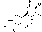 3-甲基偽尿苷結(jié)構(gòu)式_81691-06-7結(jié)構(gòu)式