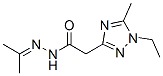 1H-1,2,4-triazole-3-aceticacid,1-ethyl-5-methyl-,(1-methylethylidene)hydrazide(9ci) Structure,817568-73-3Structure