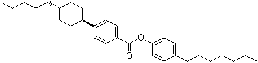 4-Heptylphenyl 4-(trans-4-pentylcyclohexyl)benzoate Structure,81929-46-6Structure