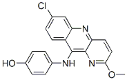 Phenol, 4-[(7-chloro-2-methoxybenzo[b]-1,5-naphthyridin-10-yl)amino]- Structure,81935-60-6Structure