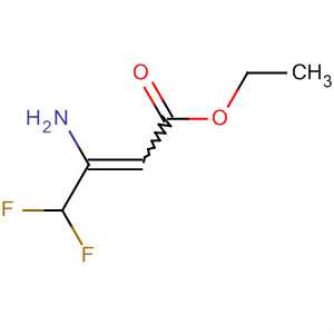 2-Butenoic acid, 3-amino-4,4-difluoro-, ethyl ester Structure,81982-54-9Structure