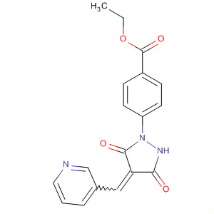 Ethyl 4-(3,5-dioxo-4-pyridin-3-ylmethylene-pyrazolidin-1-yl)-benzoate Structure,820238-44-6Structure