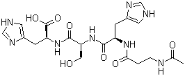 N-acetyl-beta-alanyl-l-histidyl-l-seryl-l-histidine Structure,820959-17-9Structure