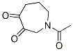 1H-azepine-3,4(2h,5h)-dione, 1-acetyldihydro- (9ci) Structure,82103-00-2Structure