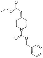 Benzyl 4-(2-ethoxy-2-oxoethylidene)piperidine-1-carboxylate Structure,82244-11-9Structure