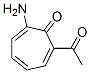 2,4,6-Cycloheptatrien-1-one,2-acetyl-7-amino-(9ci) Structure,82296-07-9Structure