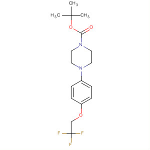 1-Piperazinecarboxylic acid, 4-[4-(2,2,2-trifluoroethoxy)phenyl]-, 1,1-dimethylethyl ester Structure,823197-52-0Structure