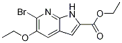 1H-pyrrolo[2,3-b]pyridine-2-carboxylic acid, 6-bromo-5-ethoxy-, ethyl ester Structure,823217-83-0Structure