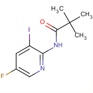 N-(5-fluoro-3-iodopyridin-2-yl)pivalamide Structure,823218-50-4Structure