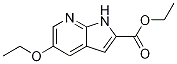 1H-pyrrolo[2,3-b]pyridine-2-carboxylic acid, 5-ethoxy-, ethyl ester Structure,823218-68-4Structure