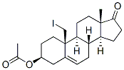 19-Iodo-5-androstene-3beta-ol-17-one 3-acetate Structure,82341-96-6Structure