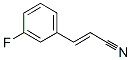 2-Propenenitrile,3-(3-fluorophenyl)-,(e)-(9ci) Structure,82344-56-7Structure