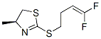 Thiazole, 2-[(4,4-difluoro-3-butenyl)thio]-4,5-dihydro-4-methyl-, (4s)- (9ci) Structure,824391-27-7Structure