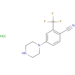 4-Piperazin-1-yl-2-trifluoromethyl-benzonitrile hydrochloride Structure,824409-64-5Structure